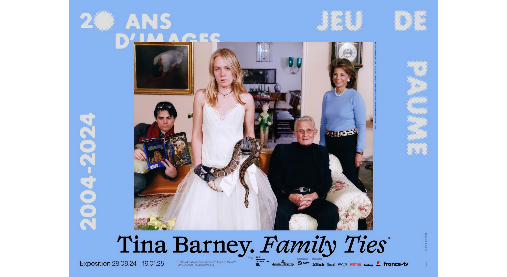 Exposition « Tina Barney – Family Ties » au musée du Jeu de Paume